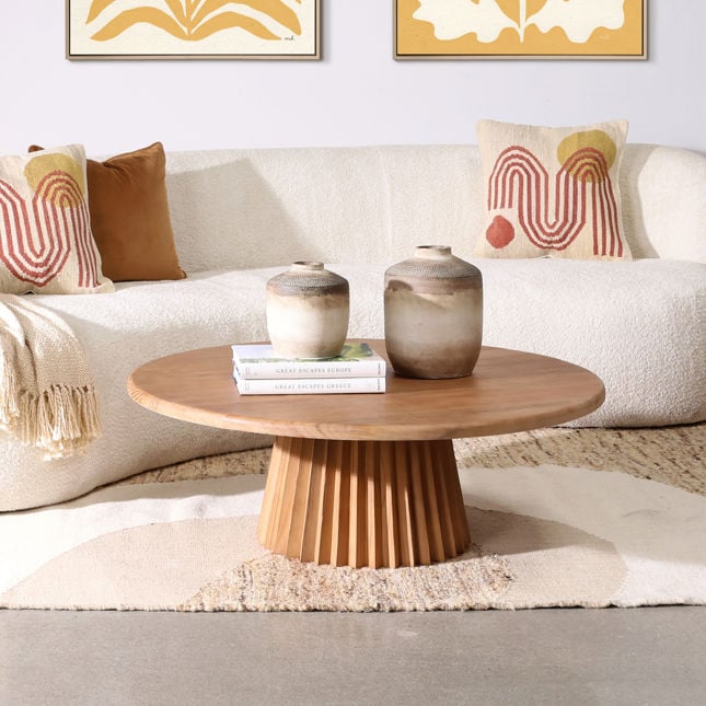 Highland Natural Coffee Table - Ornate Home