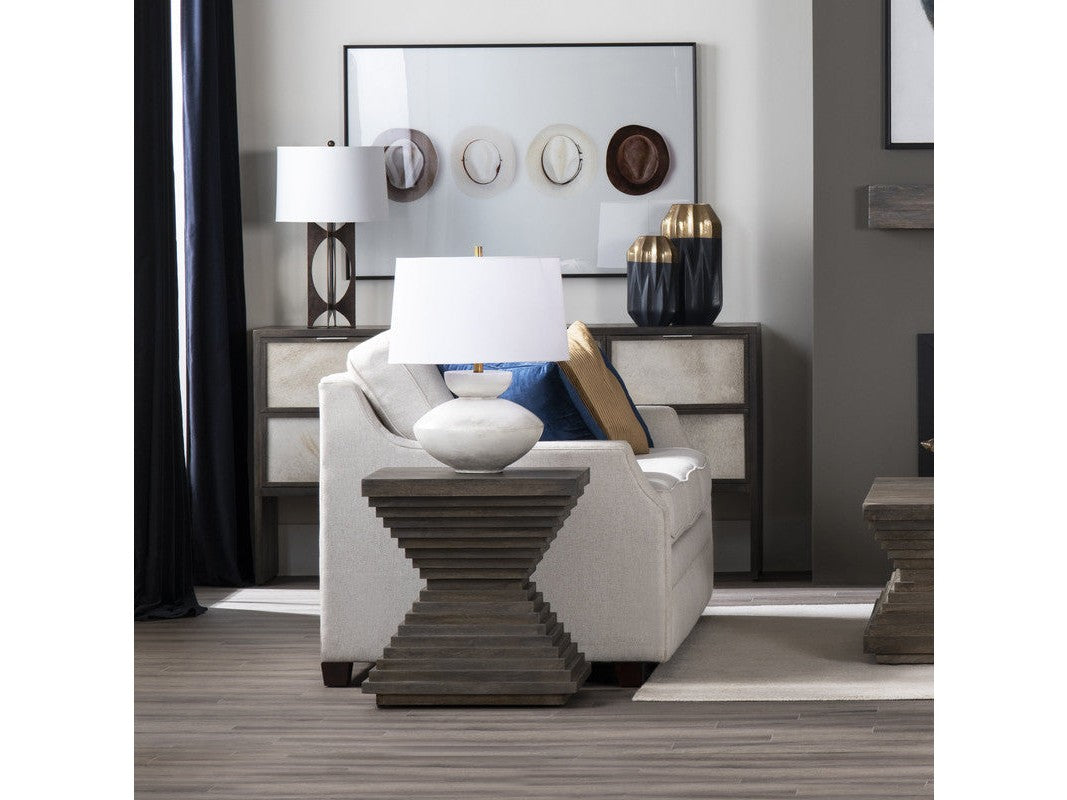 Highland Park Brown/Gray End Table - Ornate Home
