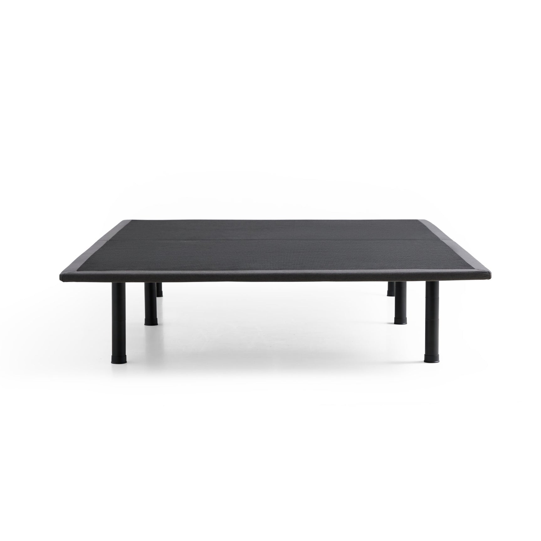 Highrise Charcoal Full Thin Deck Upholstered Platform Bed Frame - Ornate Home