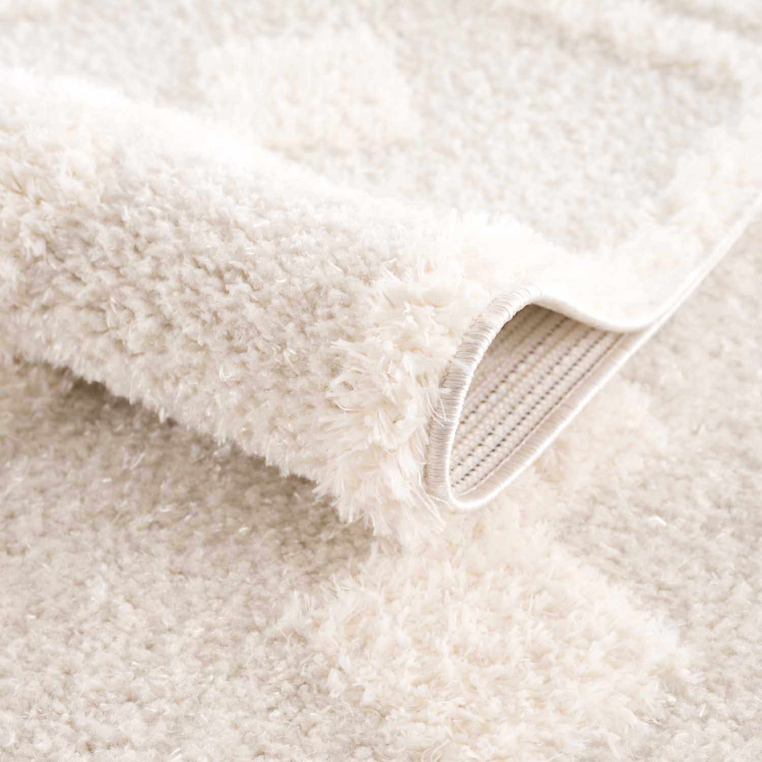 Hija Cream High-Low Area Rug - Ornate Home