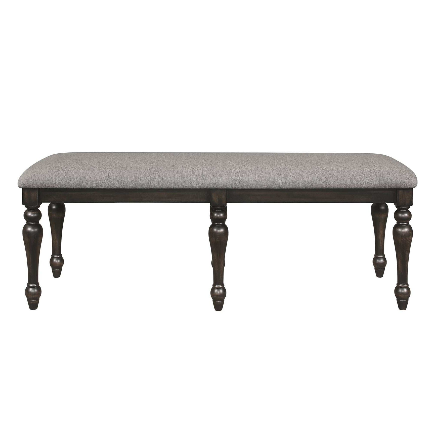 Hilara Dining Bench w/ Upholstered Seat - Ornate Home