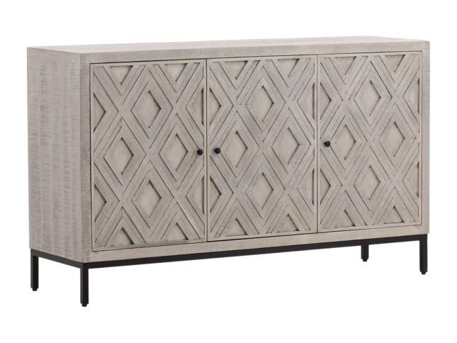 Hilario Light Gray Wash Sideboard - Ornate Home