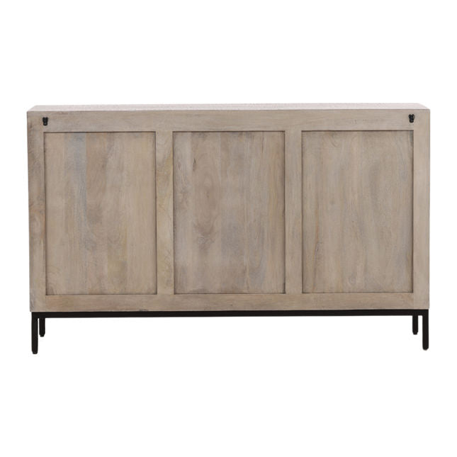 Hilario Light Gray Wash Sideboard - Ornate Home