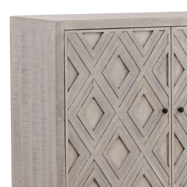 Hilario Light Gray Wash Sideboard - Ornate Home