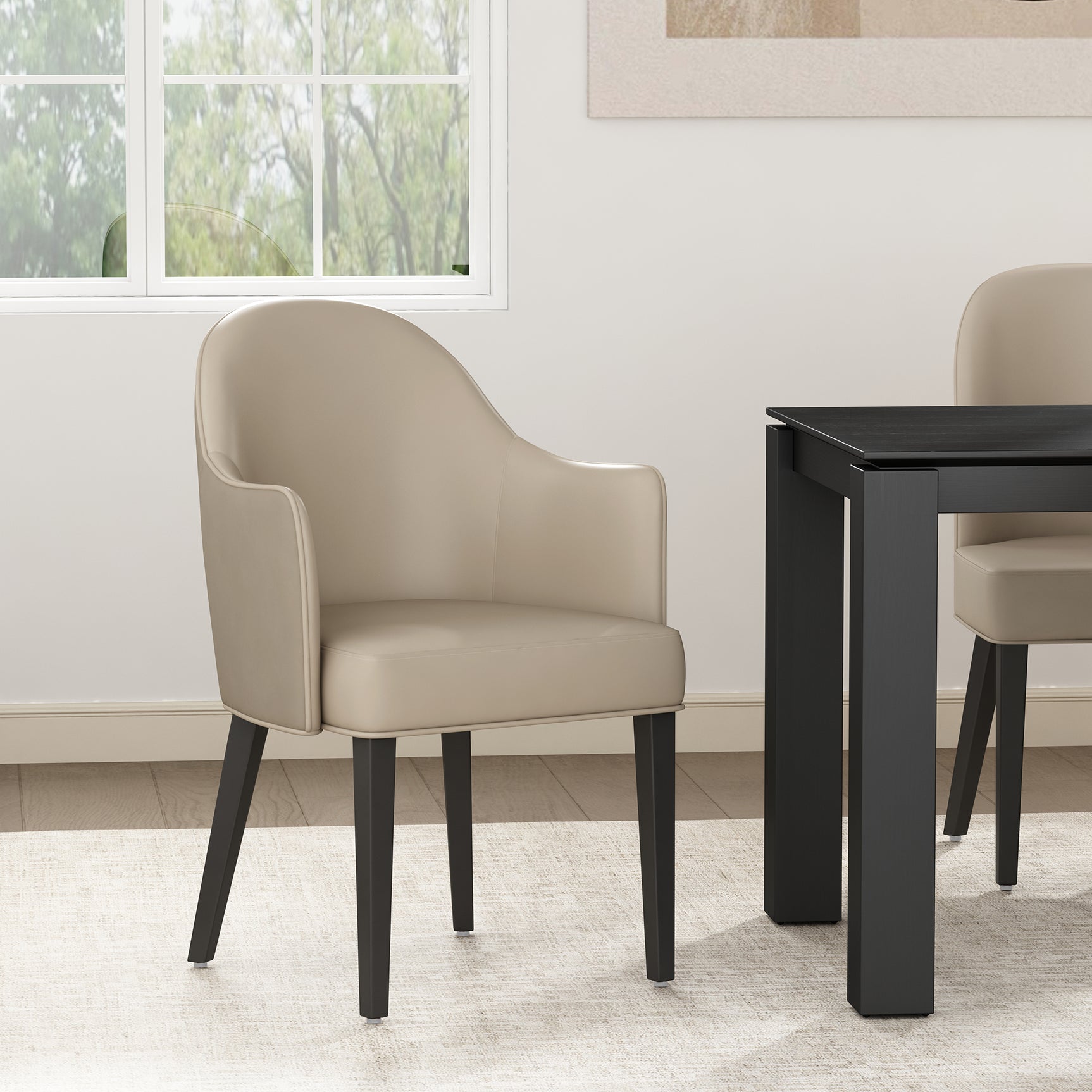 Hillman Dining Armchair 2.0 in Sand - Ornate Home