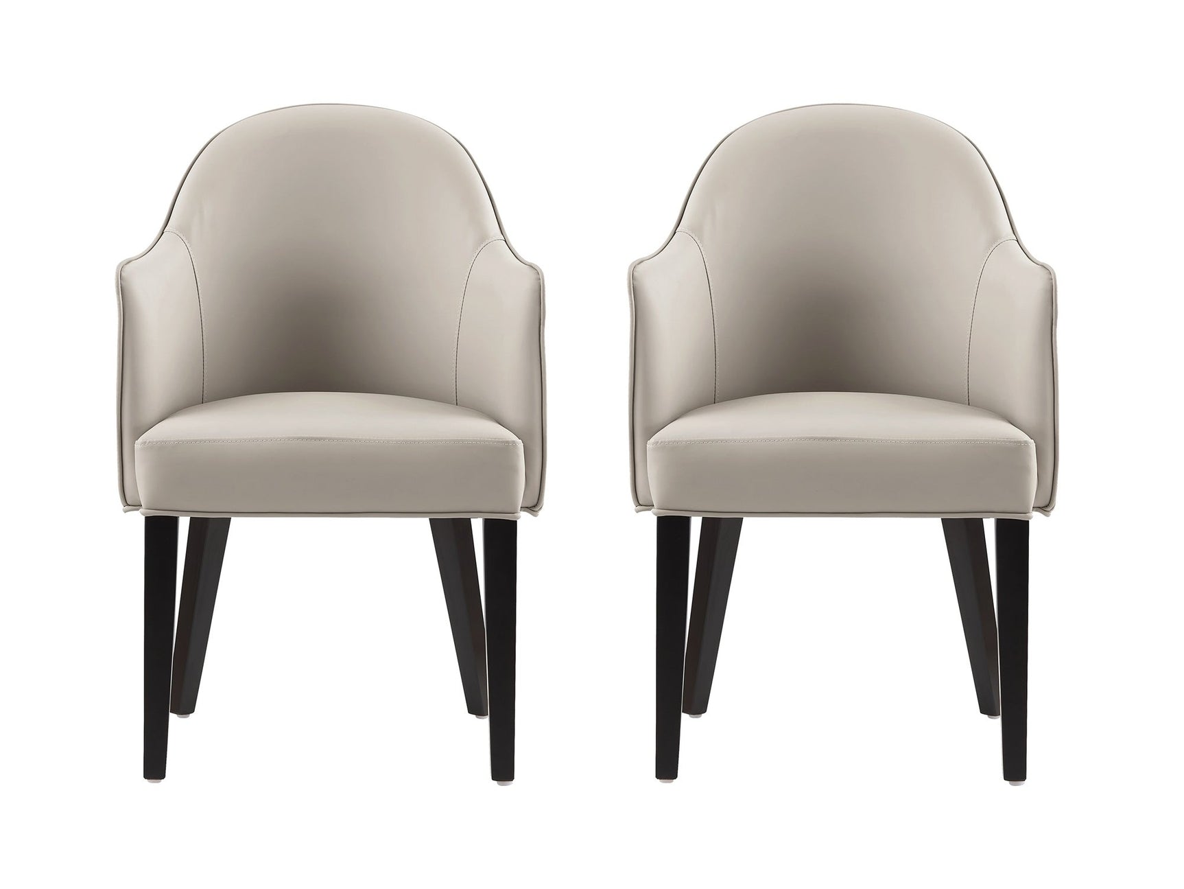 Hillman Dining Armchair in Light Grey (set of 2) - Ornate Home