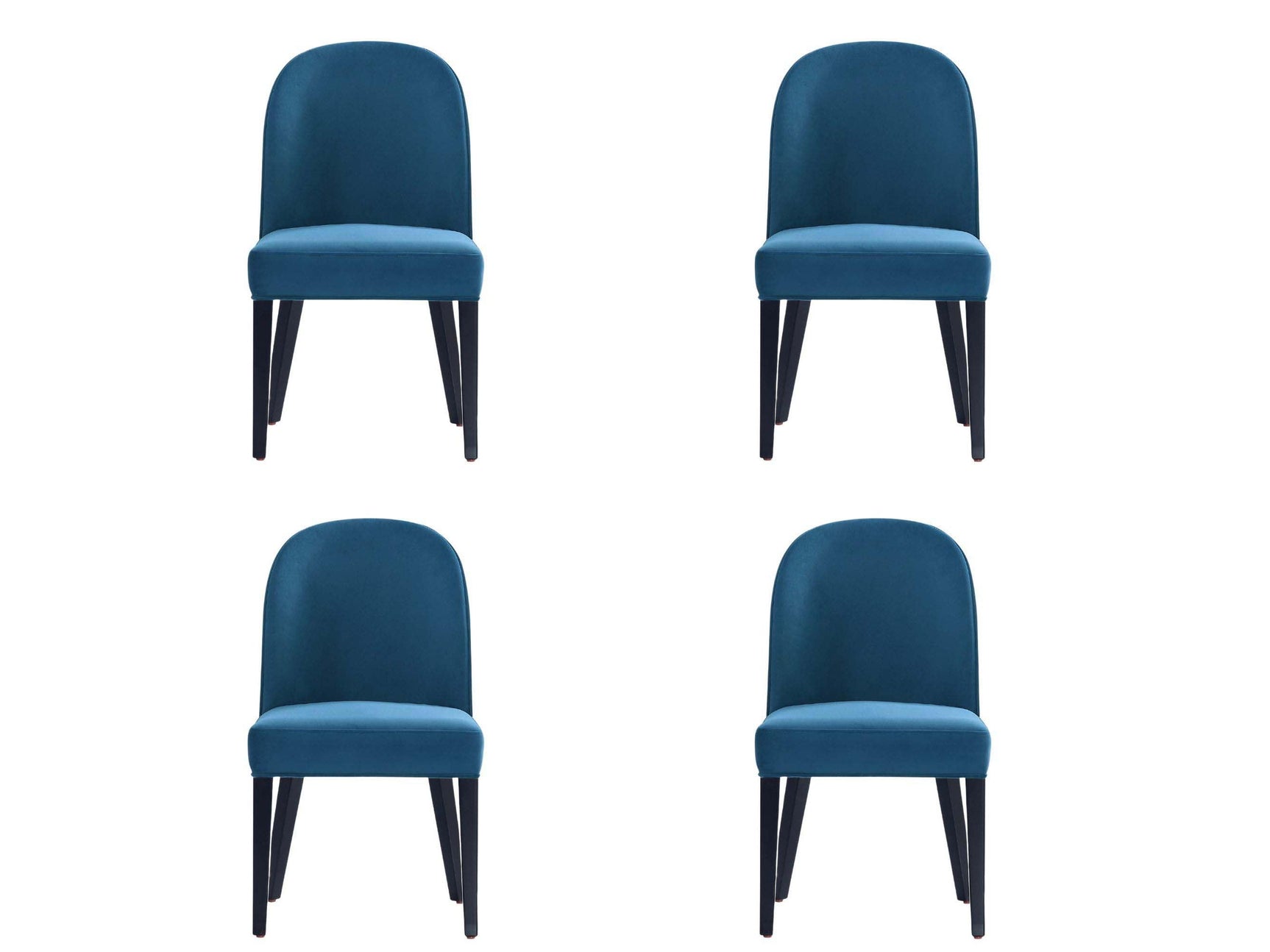Hillman Dining Chair in Blue (set of 4) - Ornate Home