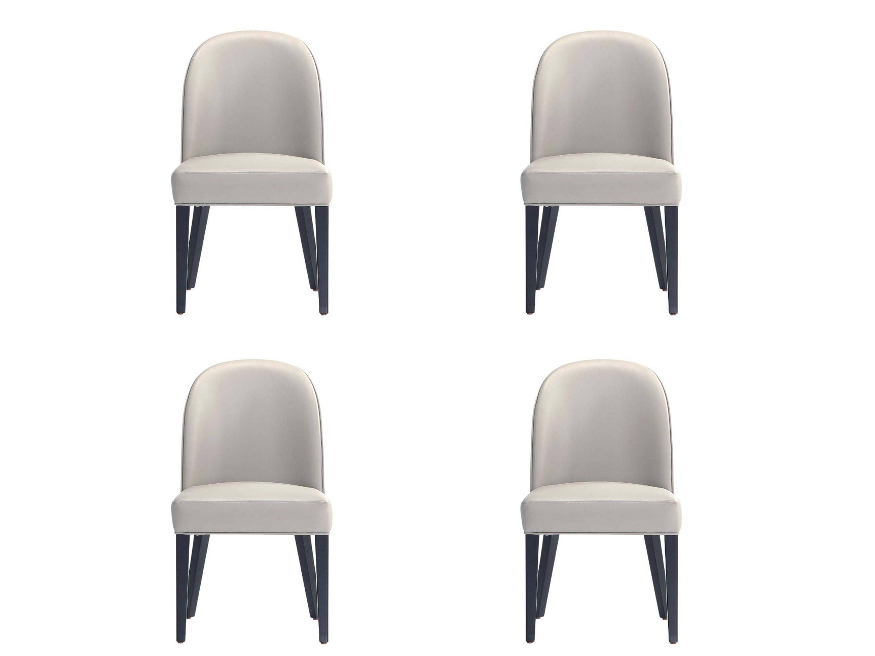 Hillman Dining Chair in Light Grey (set of 4) - Ornate Home