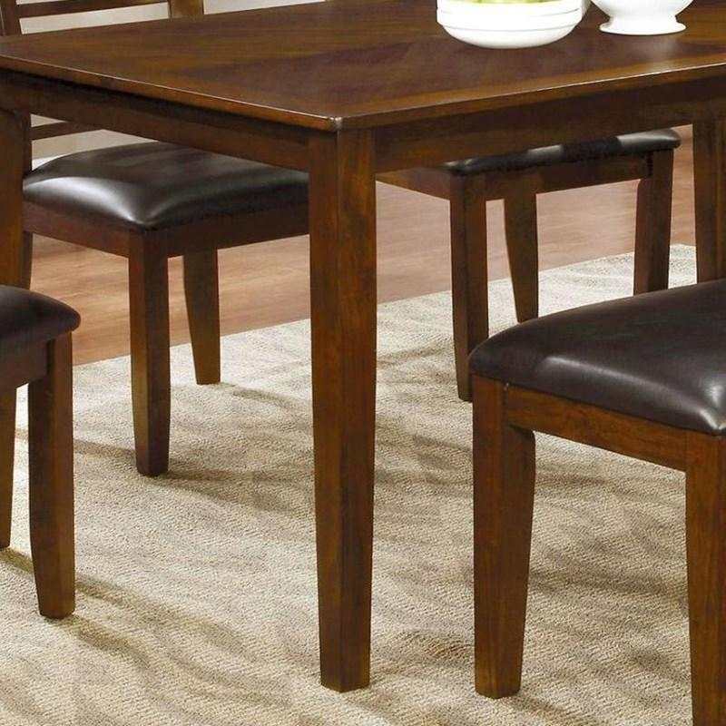 Hillsview Brown Cherry & Espresso Dining Table w/ 18" Extension - Ornate Home