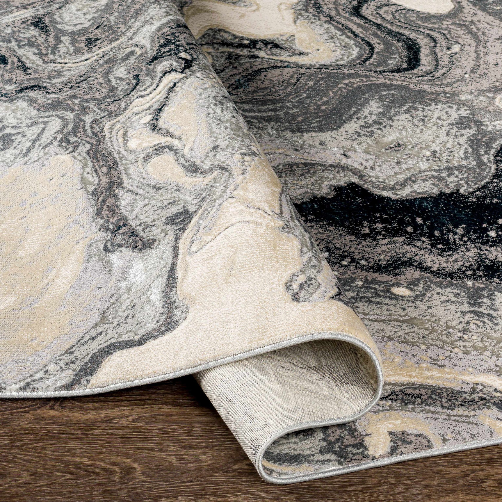 Hinatuan Gray Marble Carpet - Clearance - Ornate Home