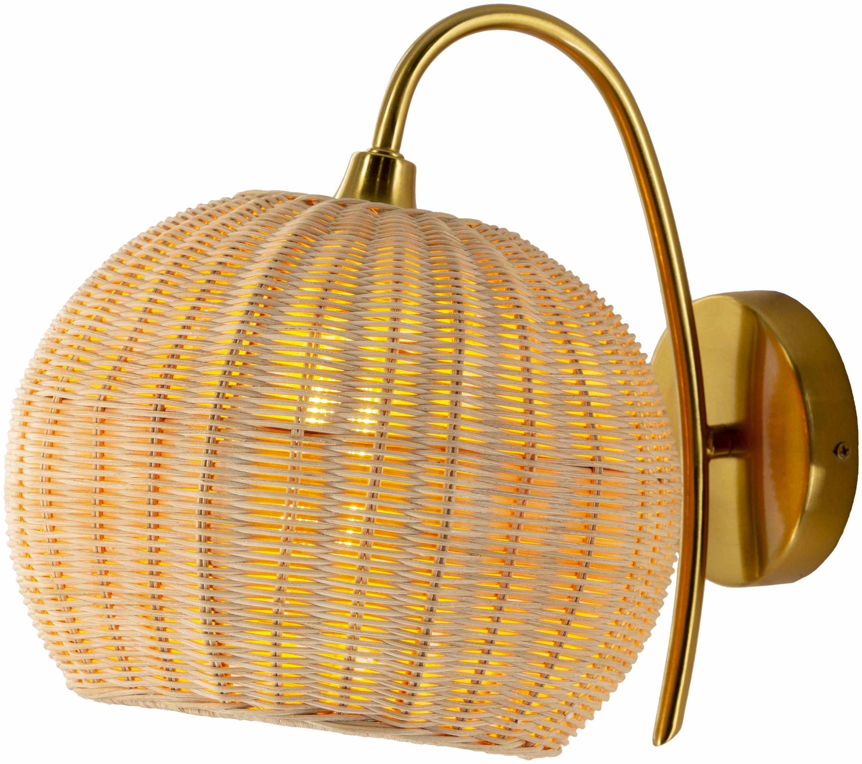 Hindang Rattan Wall Sconces - Ornate Home