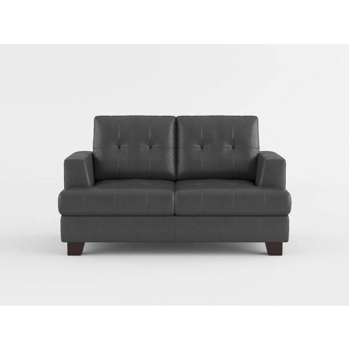 Hinsall Gray Loveseat - Ornate Home