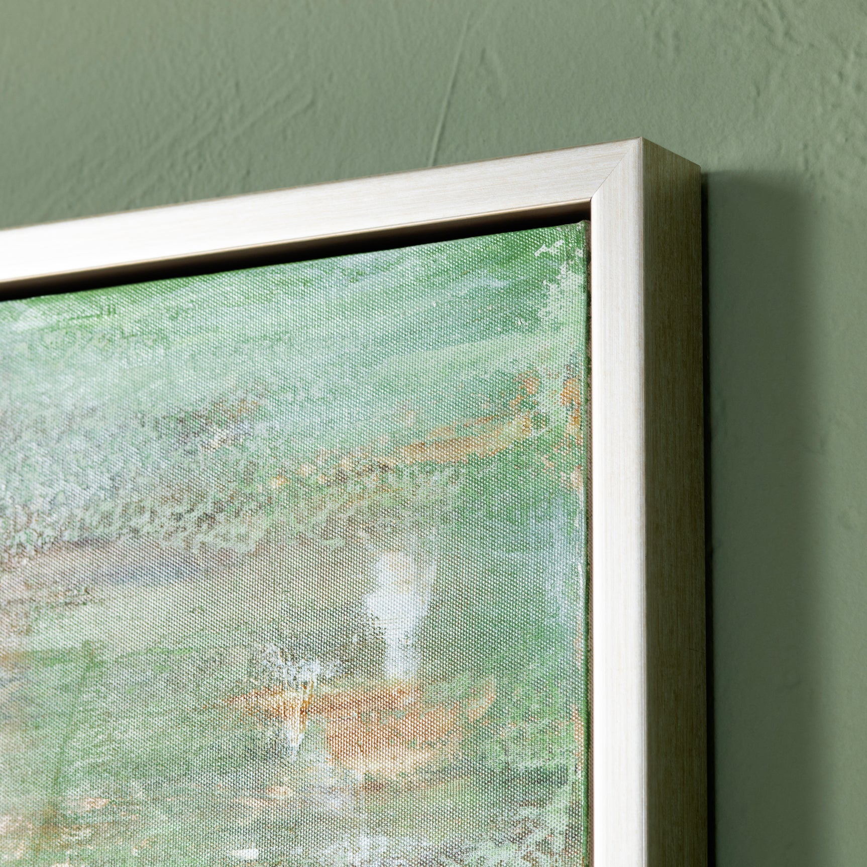 Hint Of Greens Green/Natural Canvas