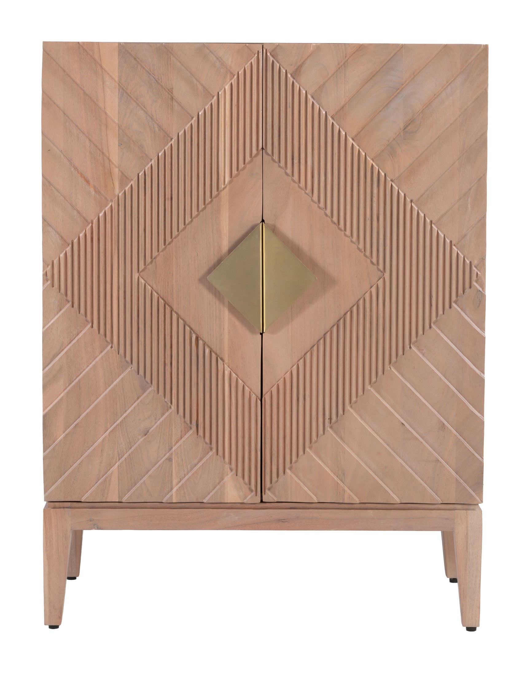 Hira Natural Cabinet - Ornate Home