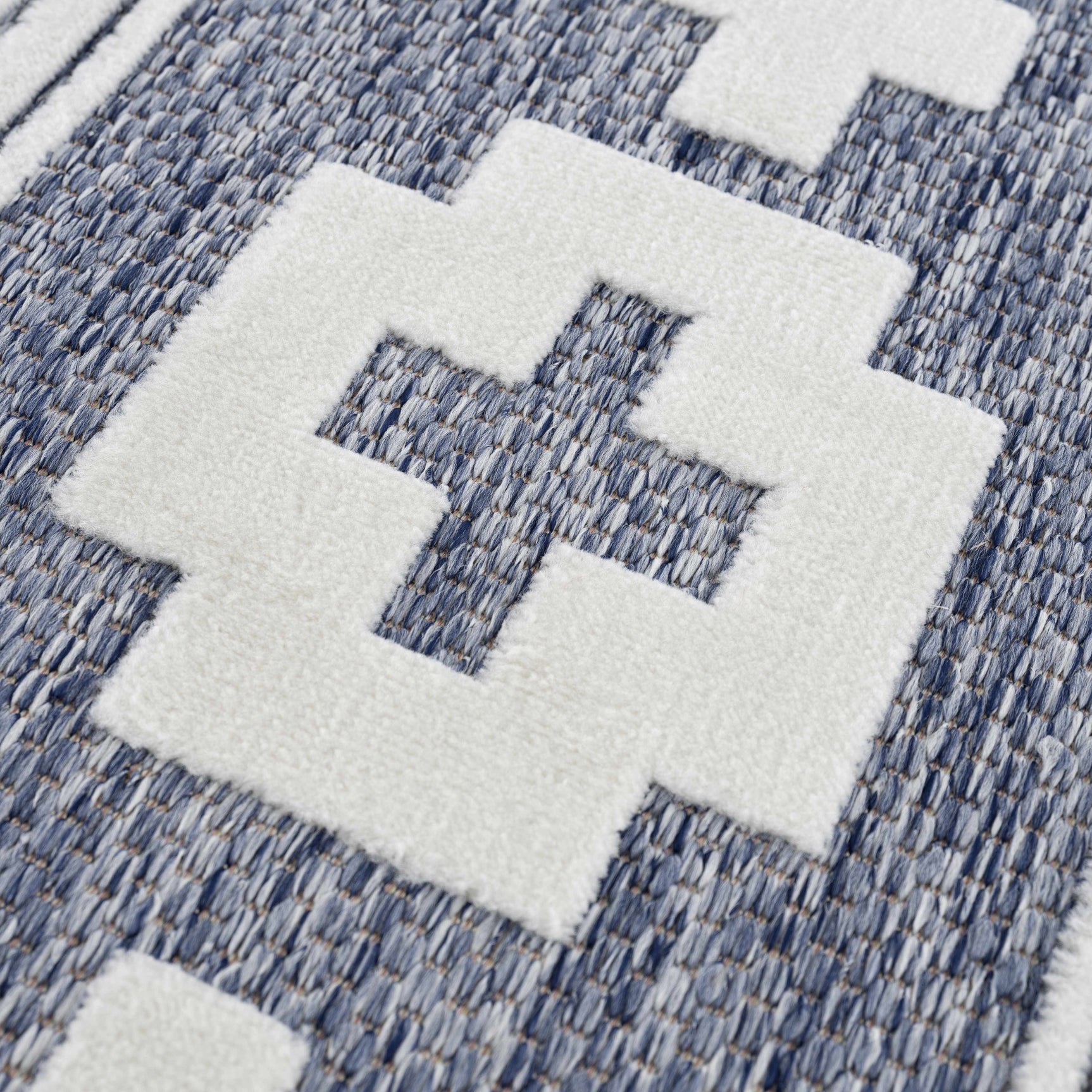Hiro Blue Outdoor Rug - Clearance - Ornate Home