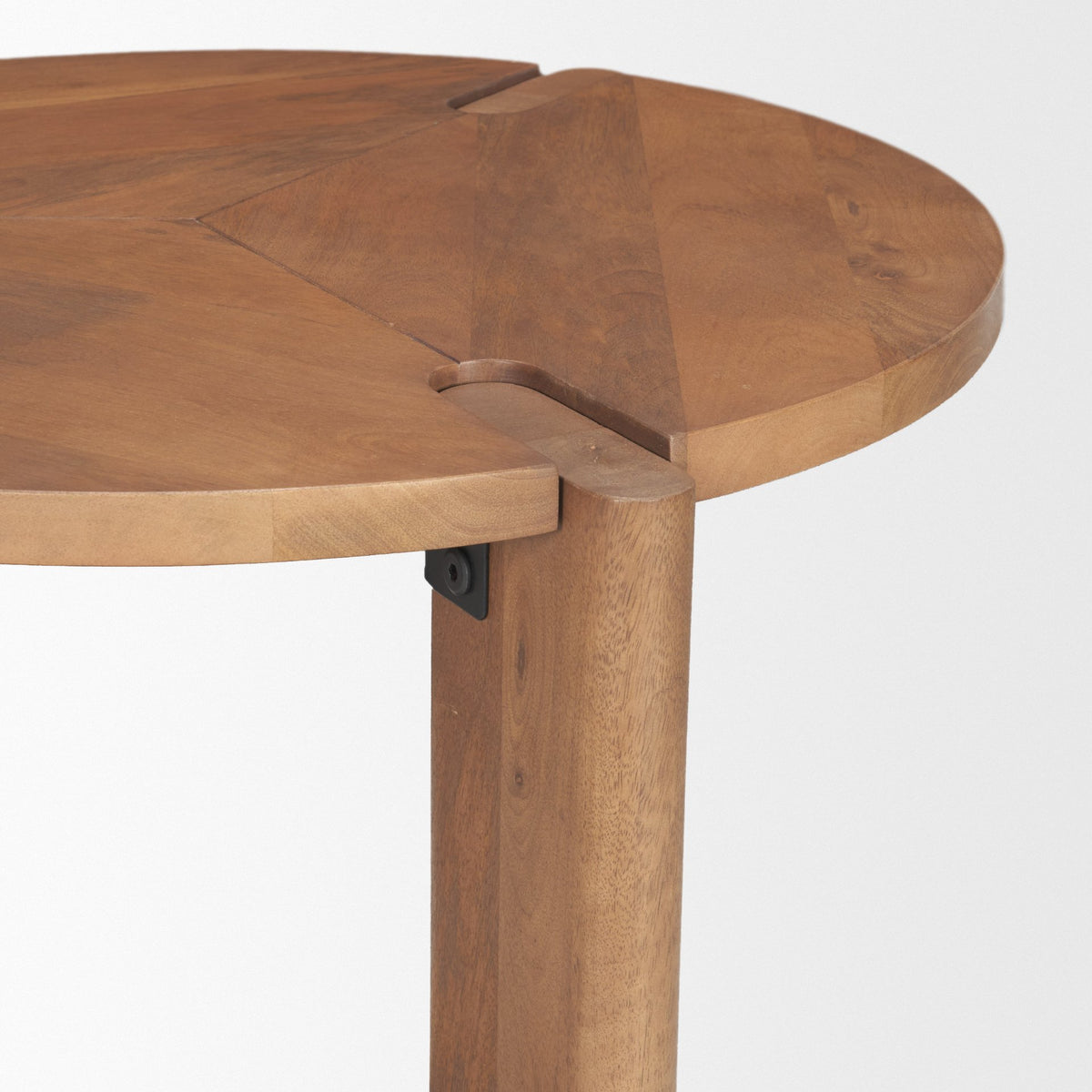 Hisako Medium Brown Open Round Accent Table - Ornate Home