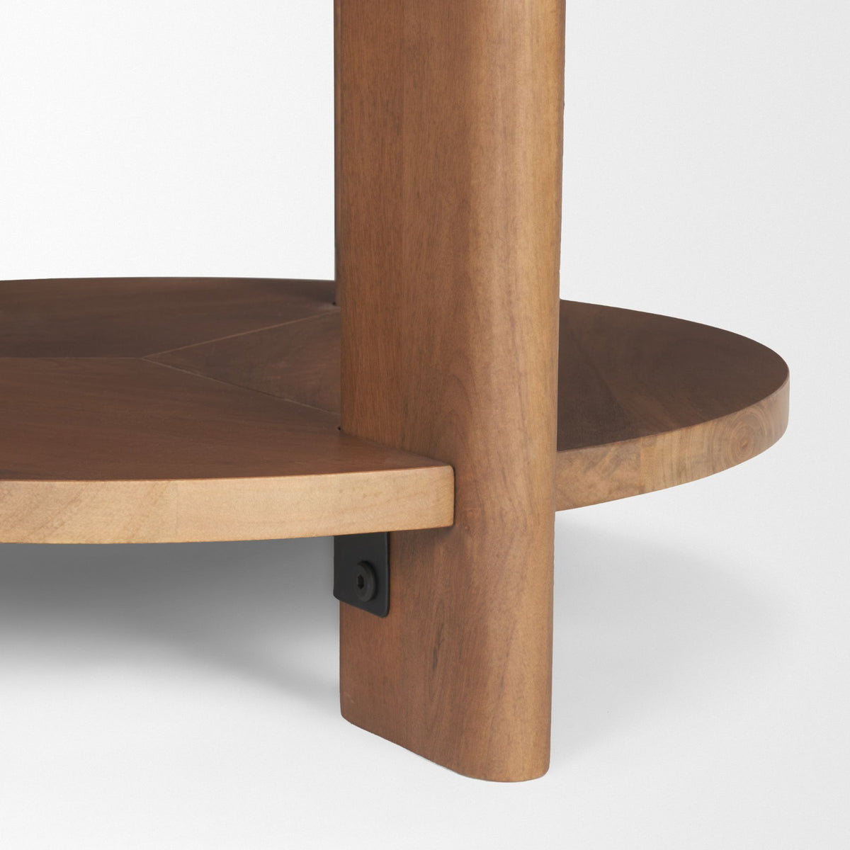 Hisako Medium Brown Open Round Accent Table - Ornate Home