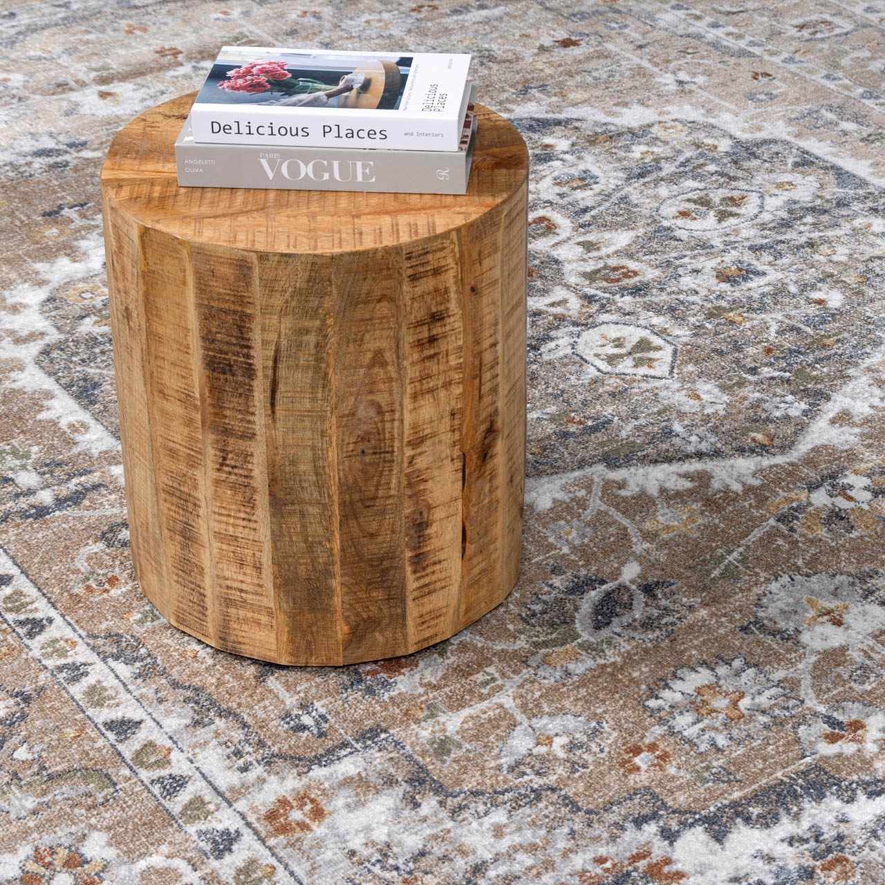 Hiti Beige Flat Pile Washable Rug - Ornate Home