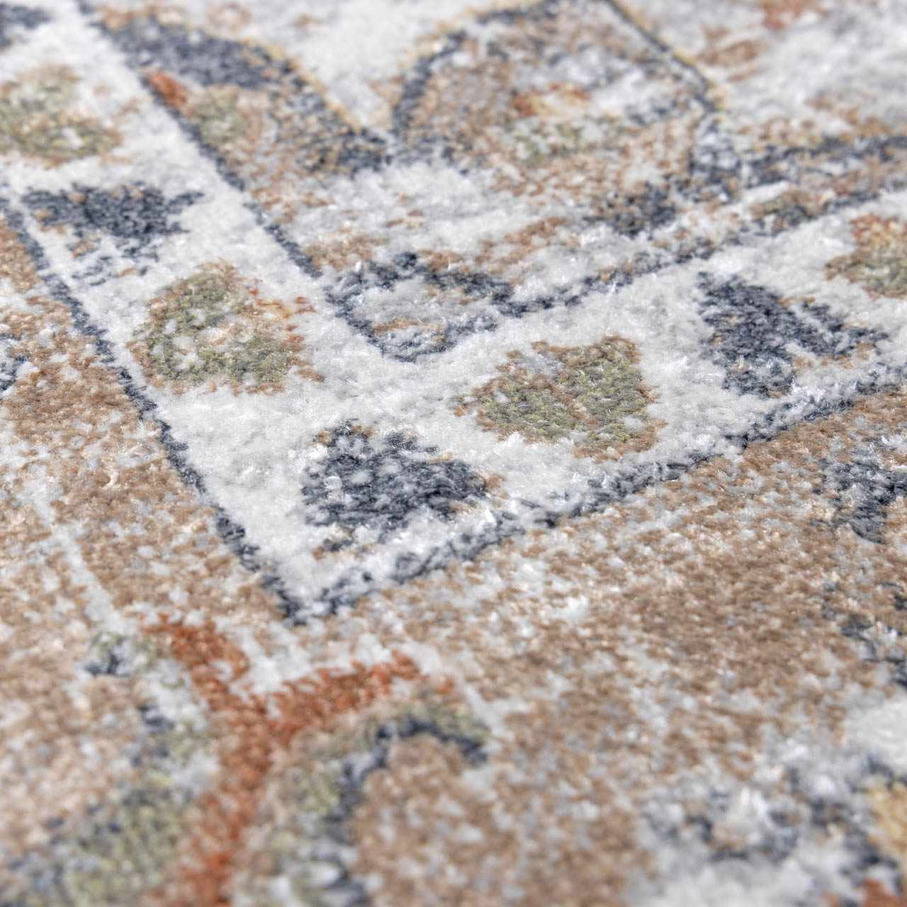 Hiti Beige Flat Pile Washable Rug - Ornate Home