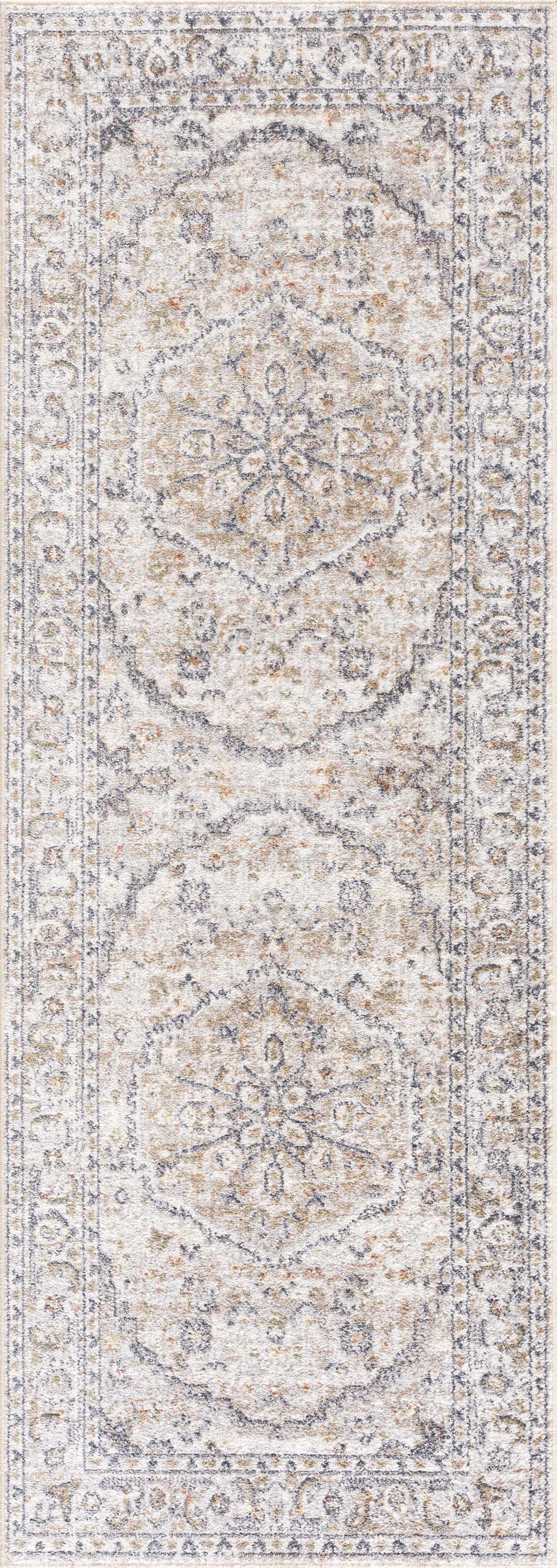 Hiti Cream Flat Pile Washable Rug - Ornate Home