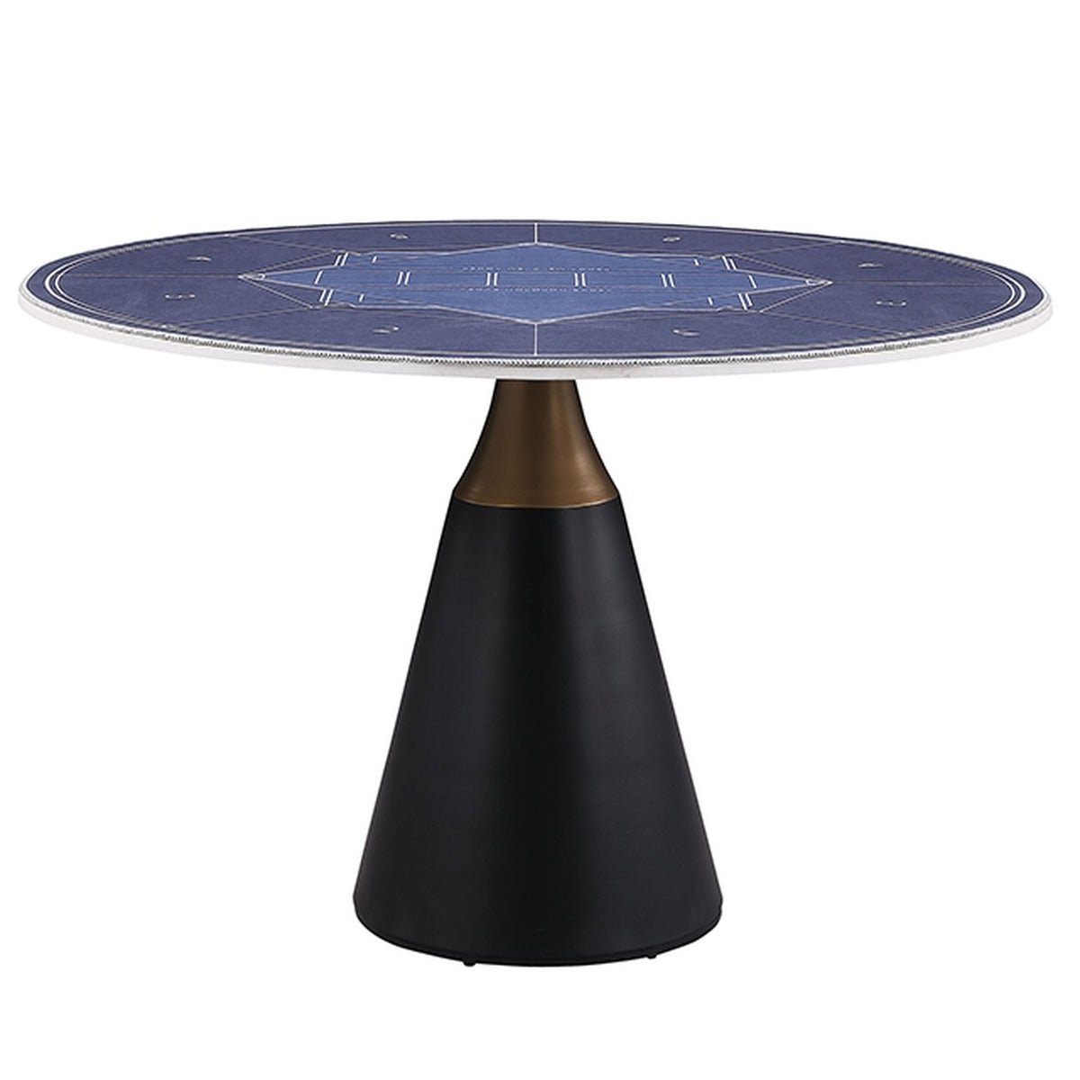 Hobro Black/White 5 Pc. Round Dining Table Set - Ornate Home