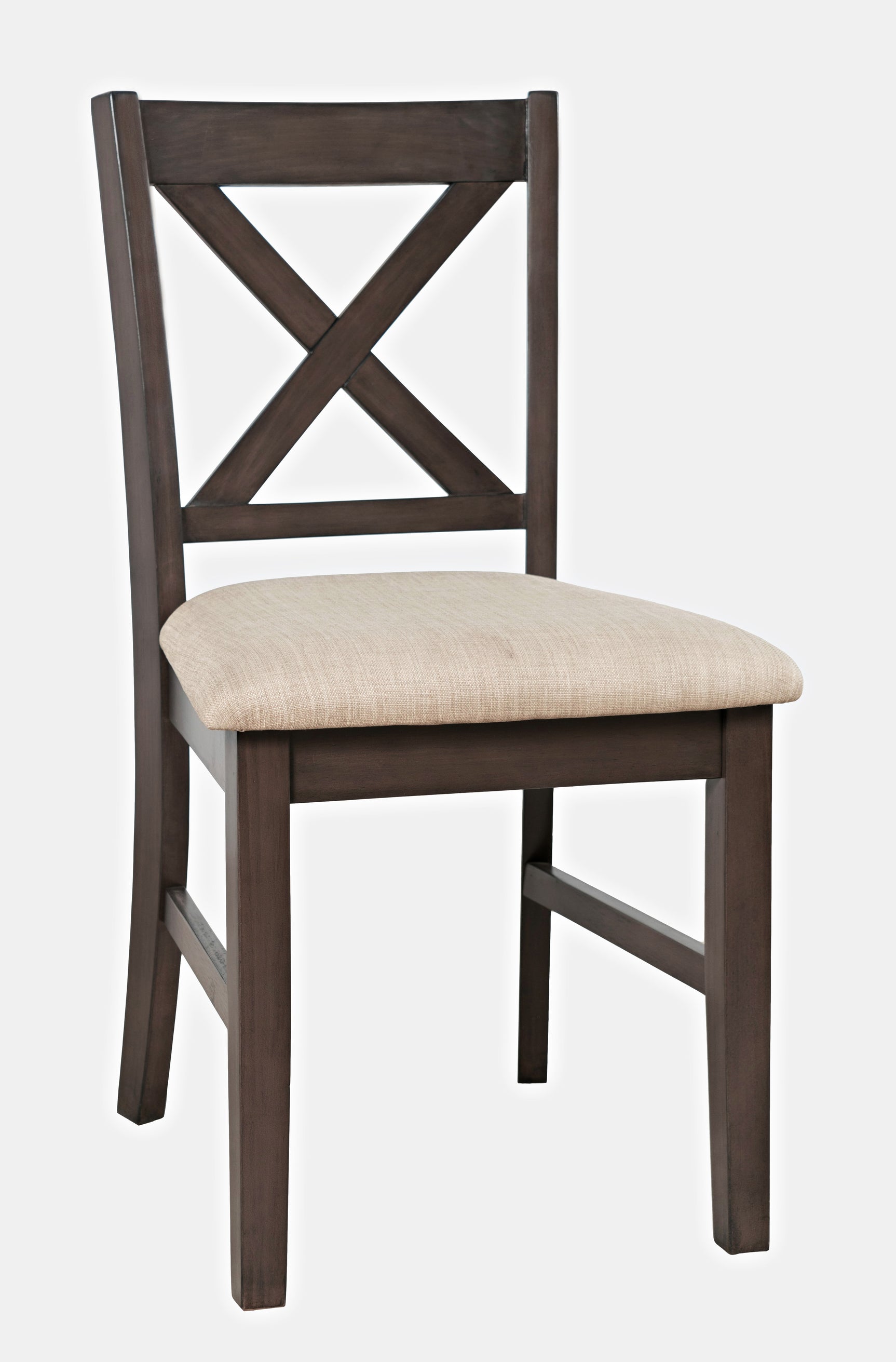 Hobson Grey X Back Chair - Ornate Home