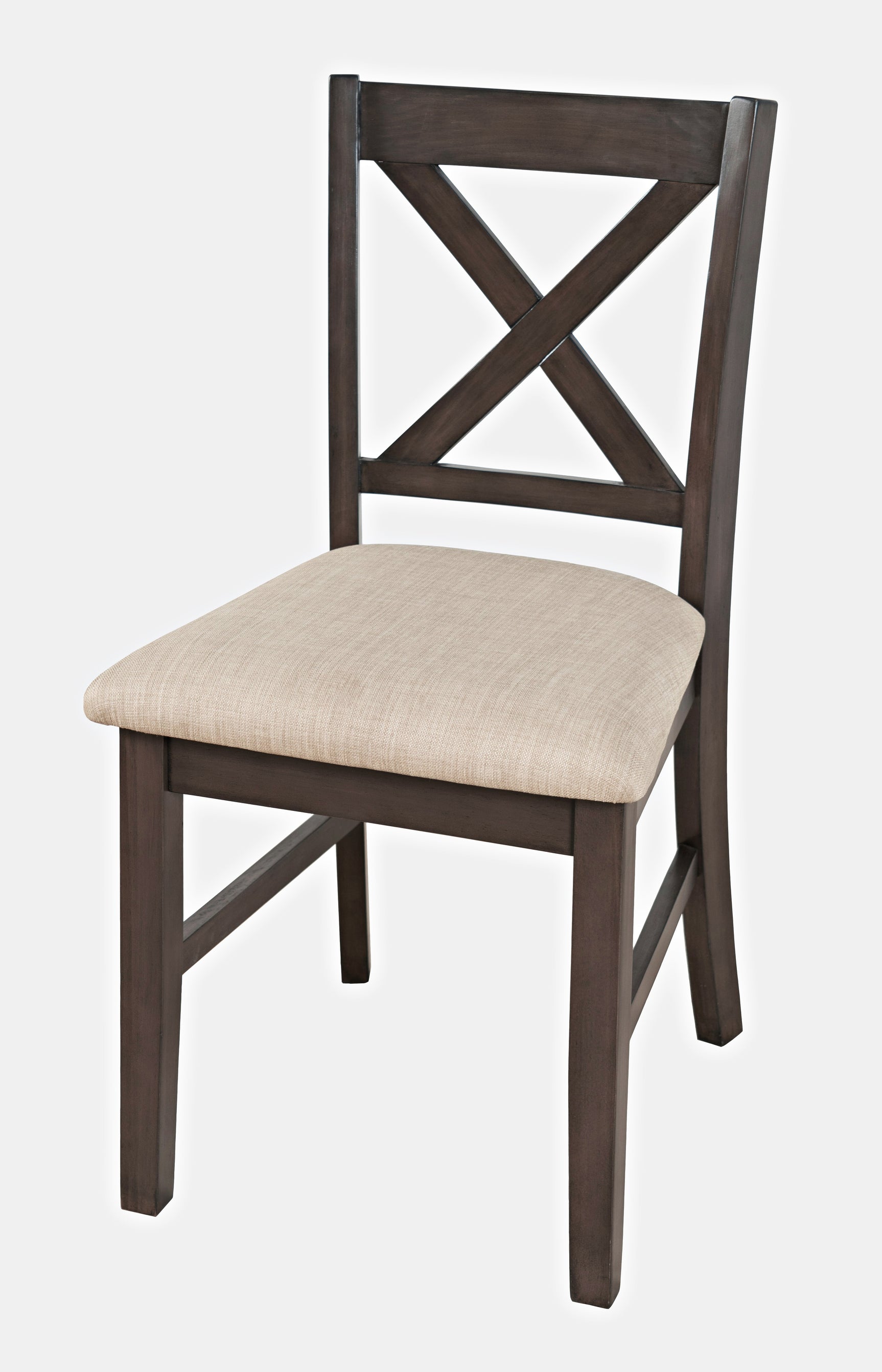 Hobson Grey X Back Chair - Ornate Home