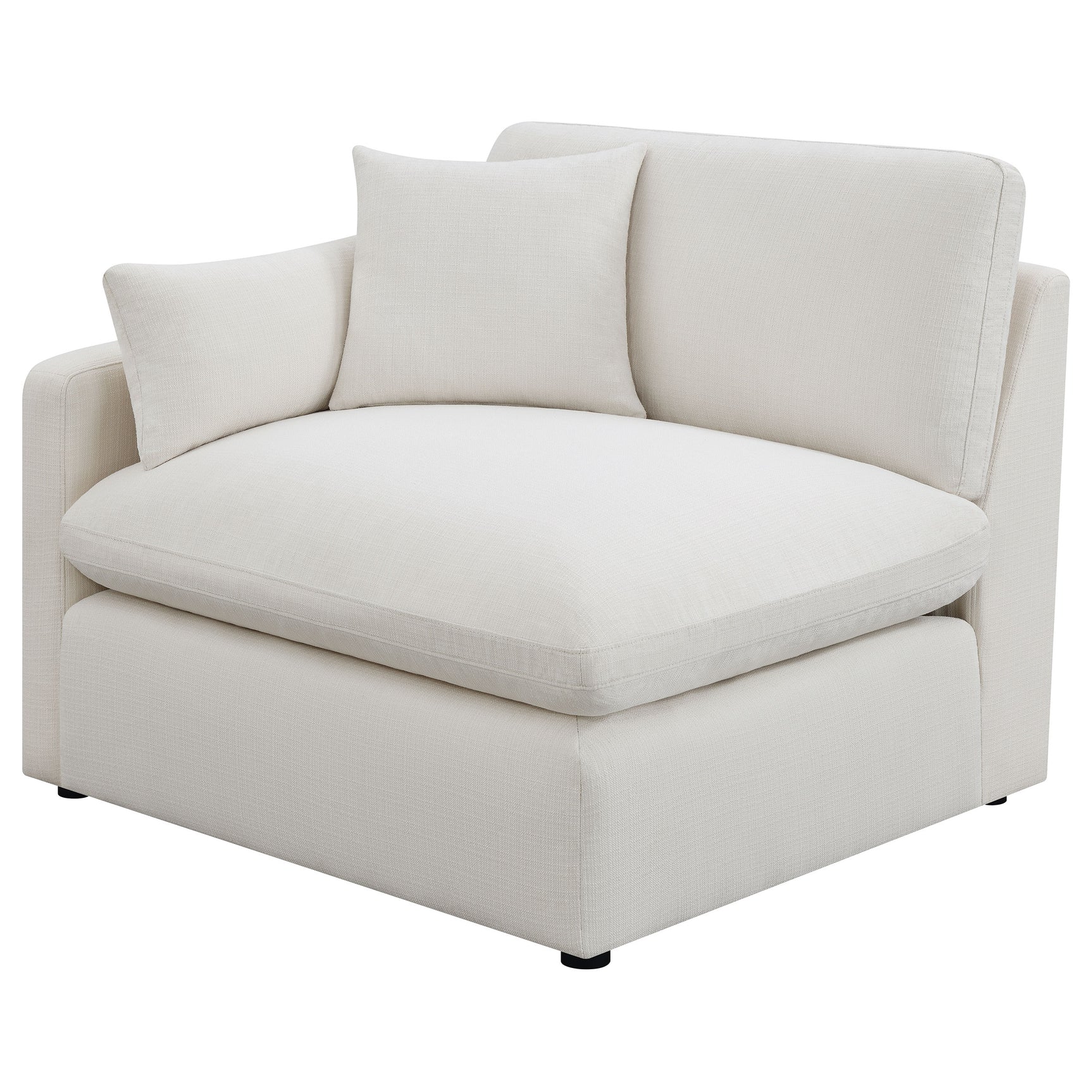 Hobson Ivory 4-piece Upholstered Modular Sectional Sofa - Ornate Home