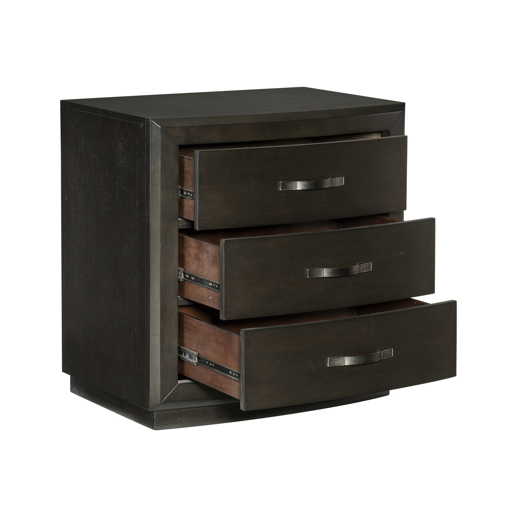 Hodgin Dark Charcoal Nightstand - Ornate Home