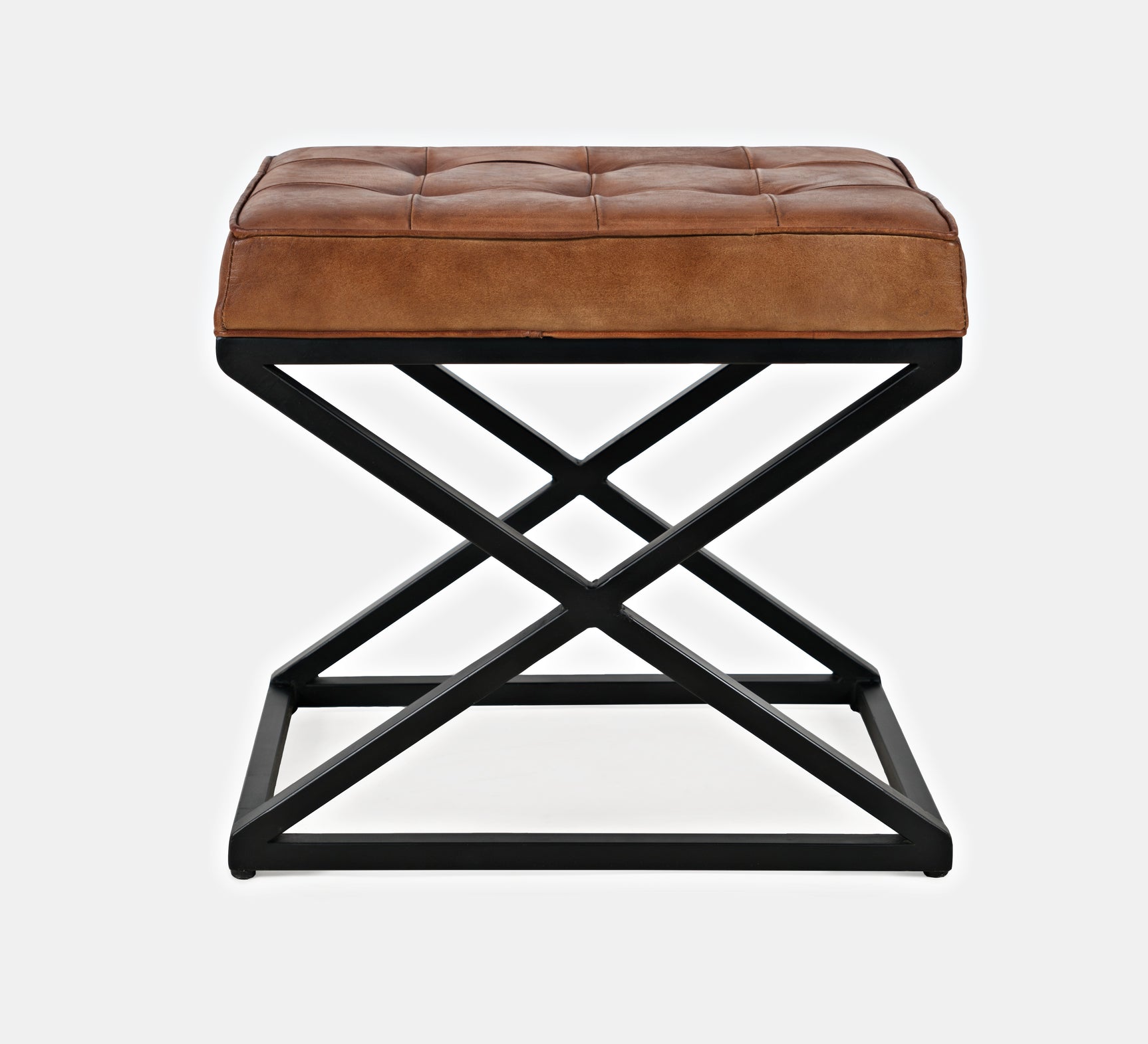 Hogan Saddle Small Ottoman - Ornate Home