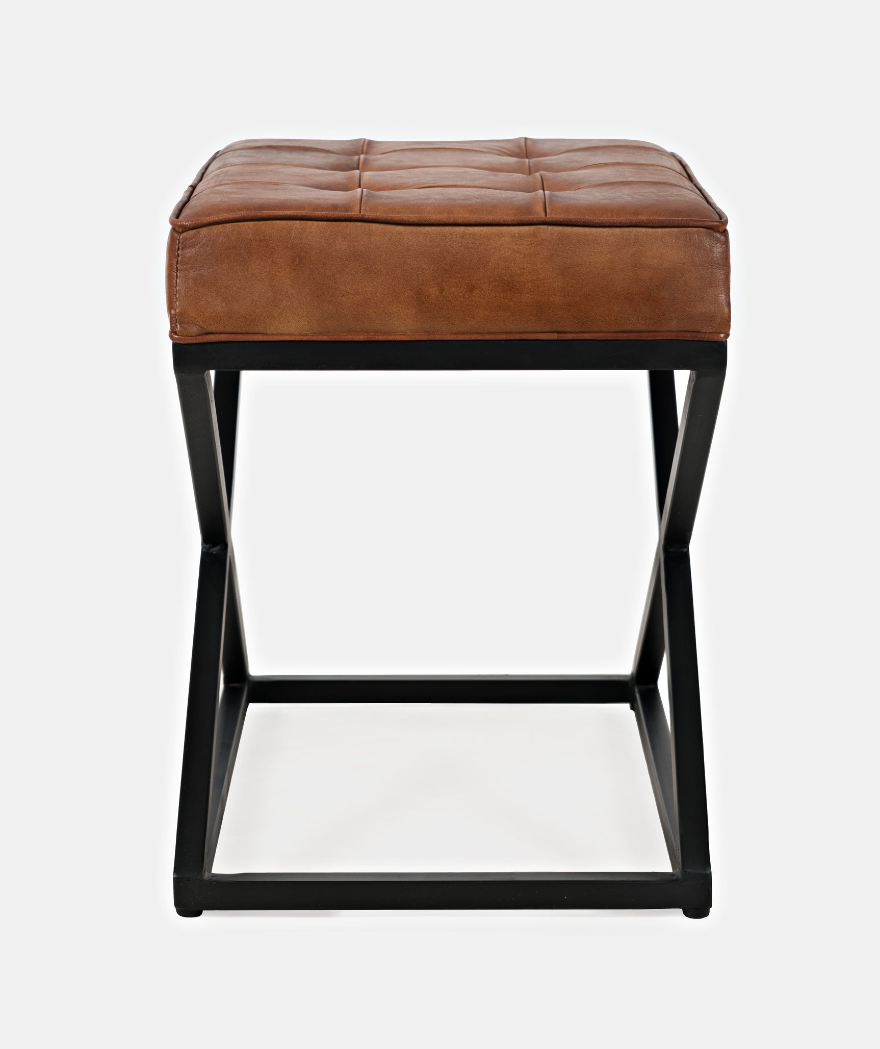Hogan Saddle Small Ottoman - Ornate Home