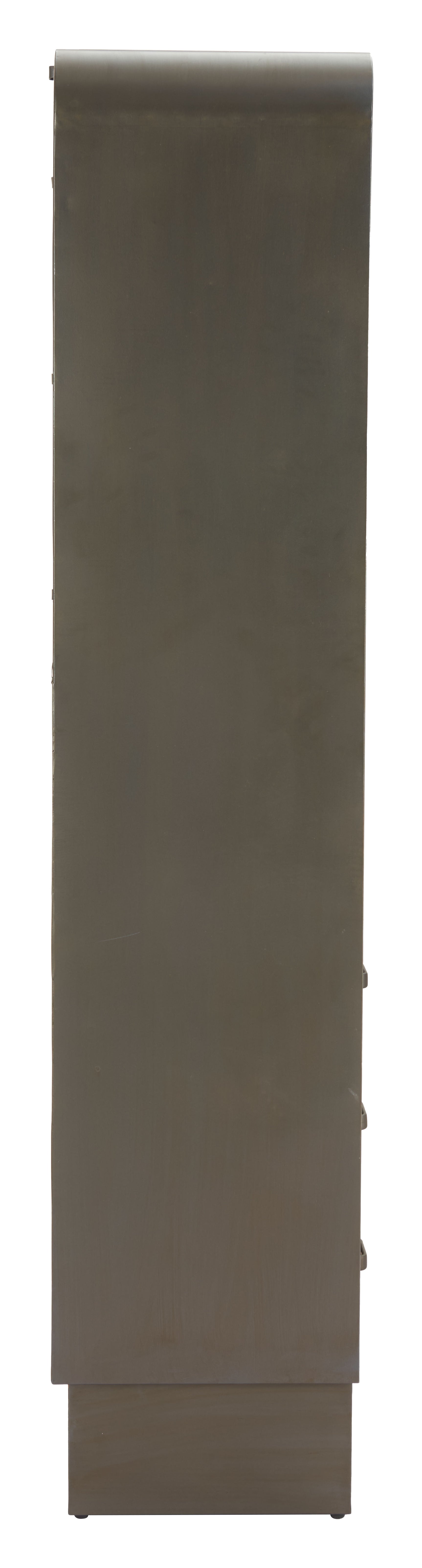 Hole Bronze Bar Cabinet