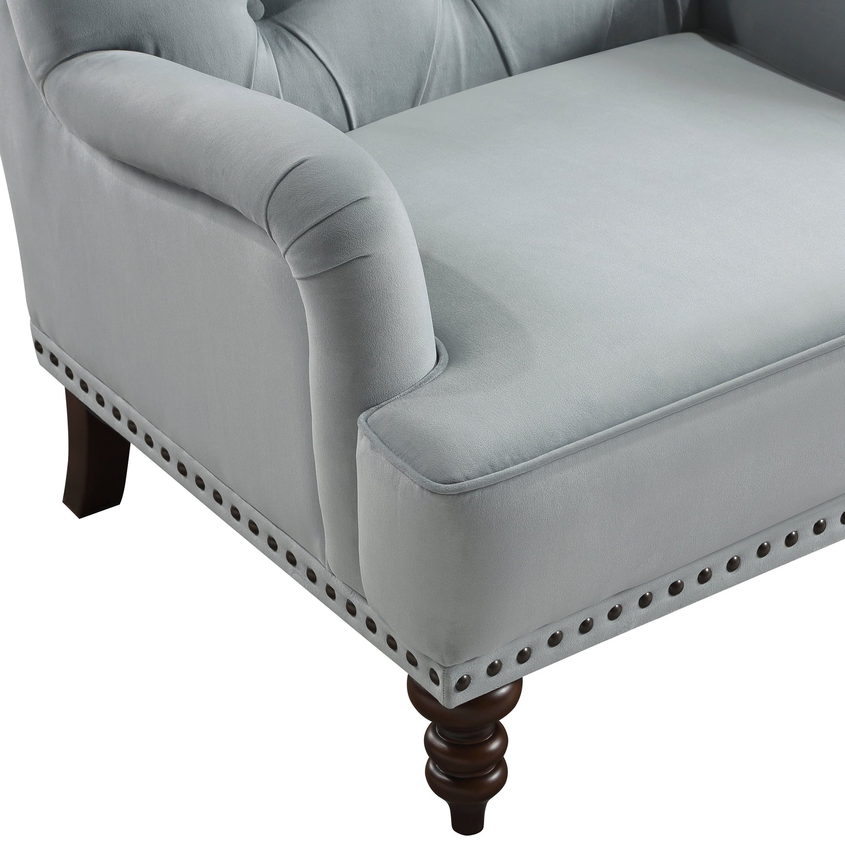 Holland Park Gray Accent Chair - Ornate Home