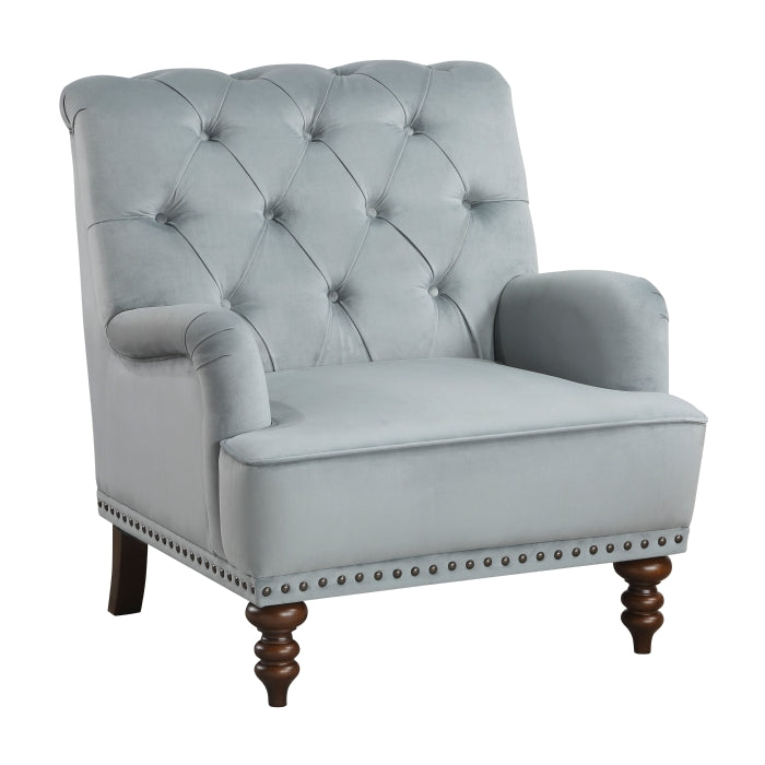 Holland Park Gray Accent Chair - Ornate Home