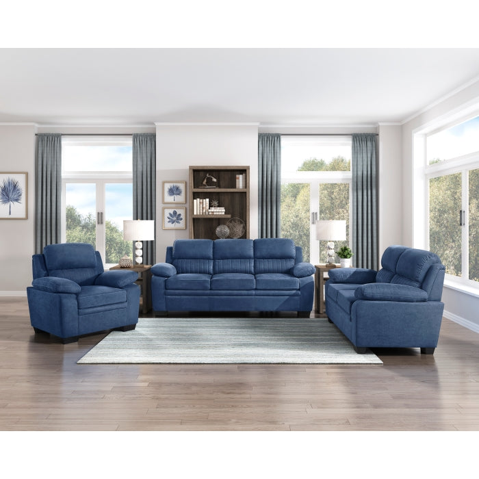 Holleman Blue Sofa - Ornate Home