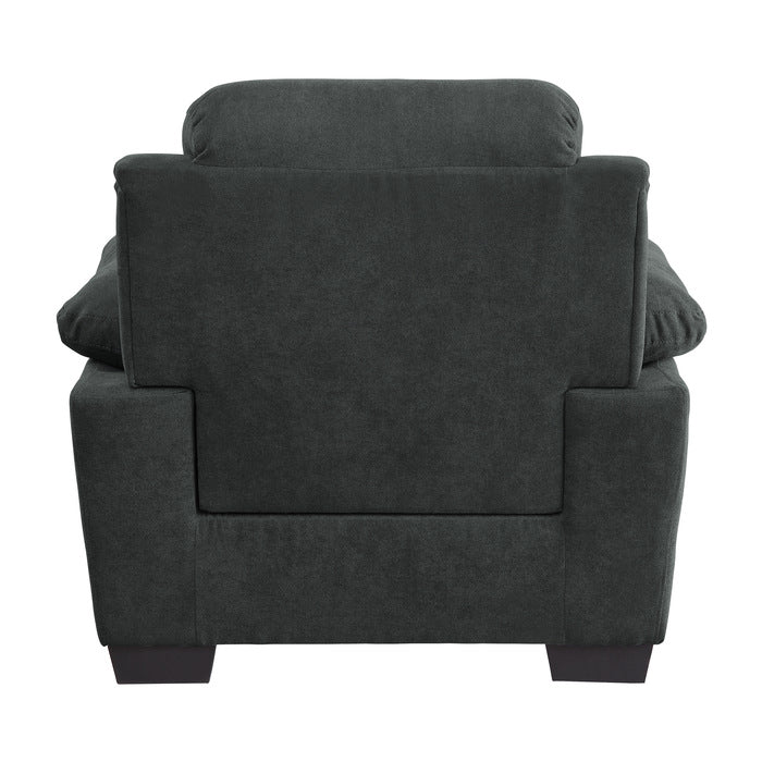 Holleman Dark Gray Chair - Ornate Home