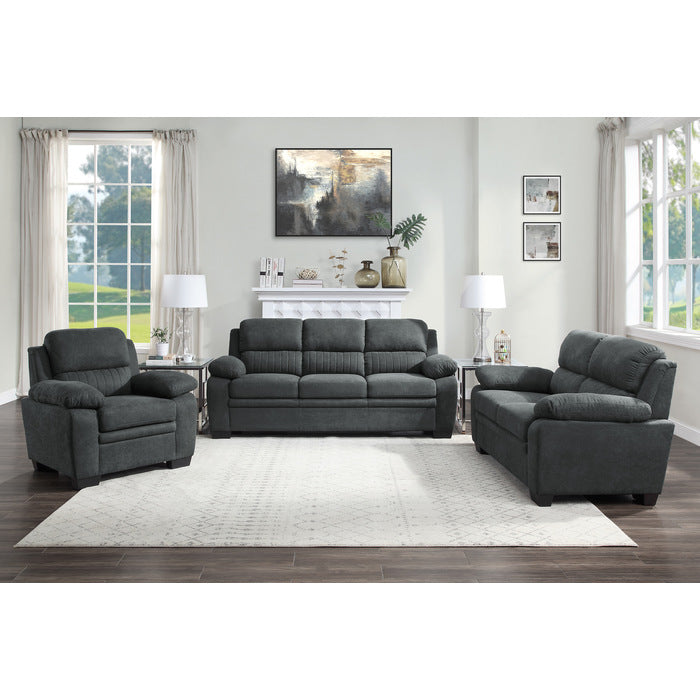 Holleman Dark Gray Sofa - Ornate Home