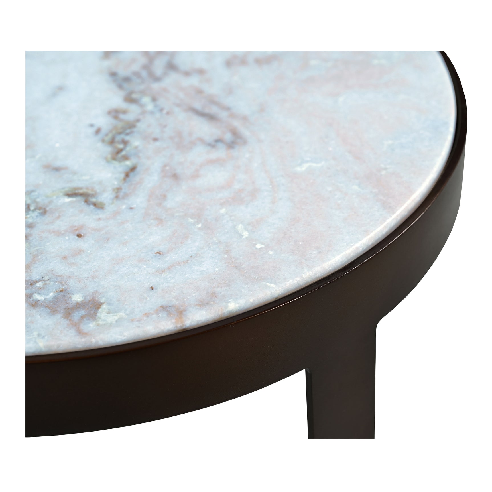 Holli White Marble Side Table - Ornate Home