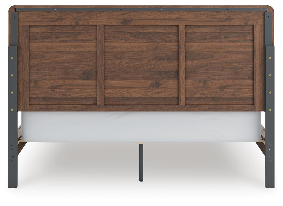 Hollinaze Walnut Brown California King Panel Bed (Online Special Price) - Ornate Home