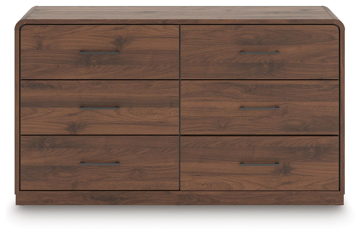 Hollinaze Walnut Brown Dresser - Ornate Home