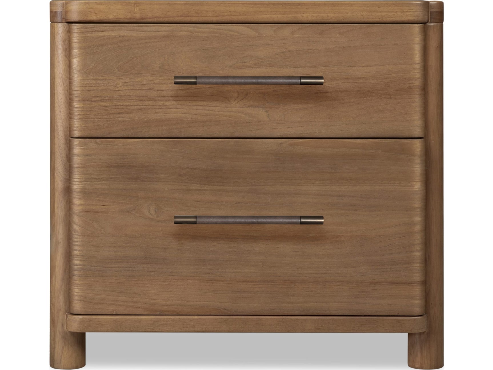 Hollis Cabin Glow Two Drawer Nightstand w/CM - Ornate Home