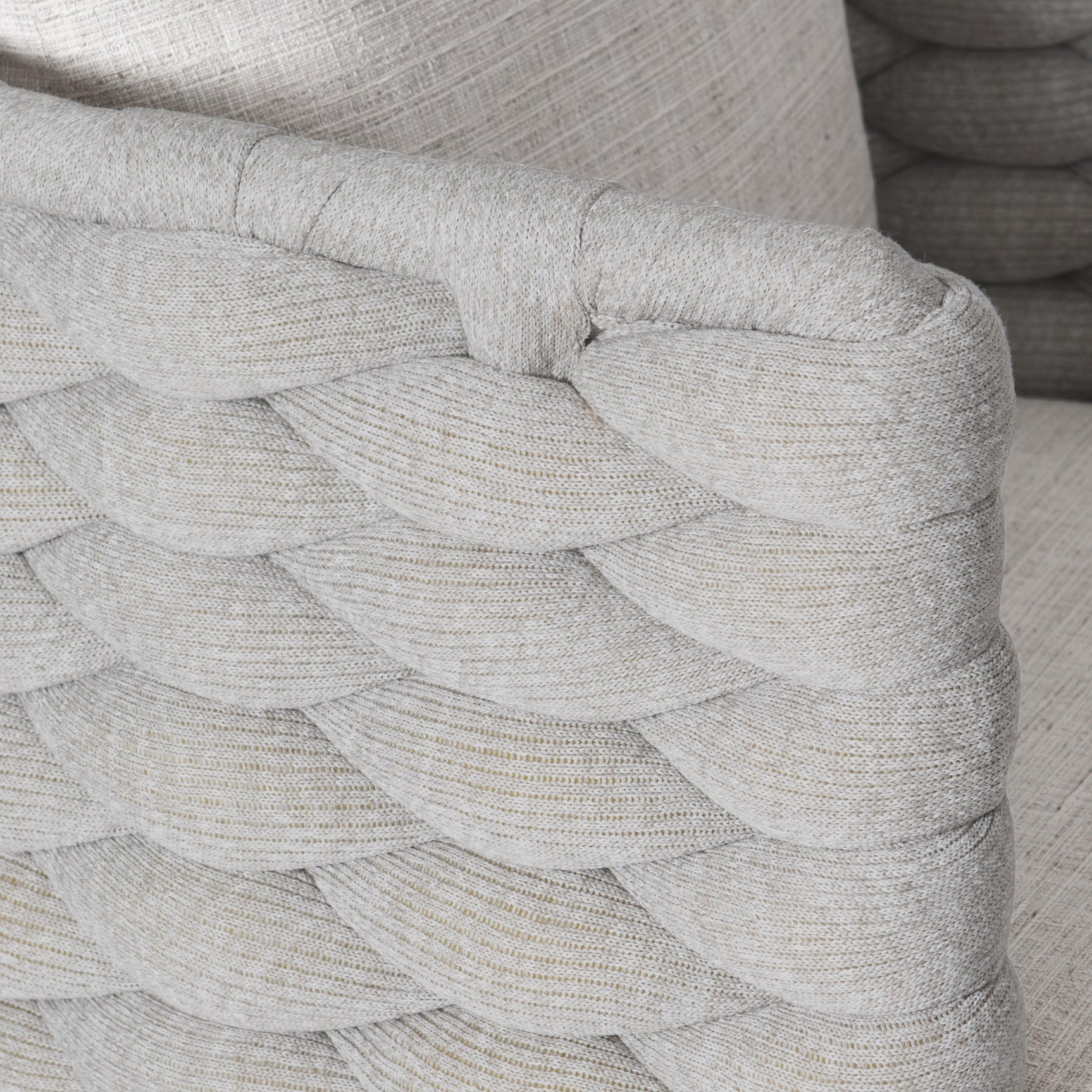 Hollis Light Grey Fabric Arm Chair - Ornate Home