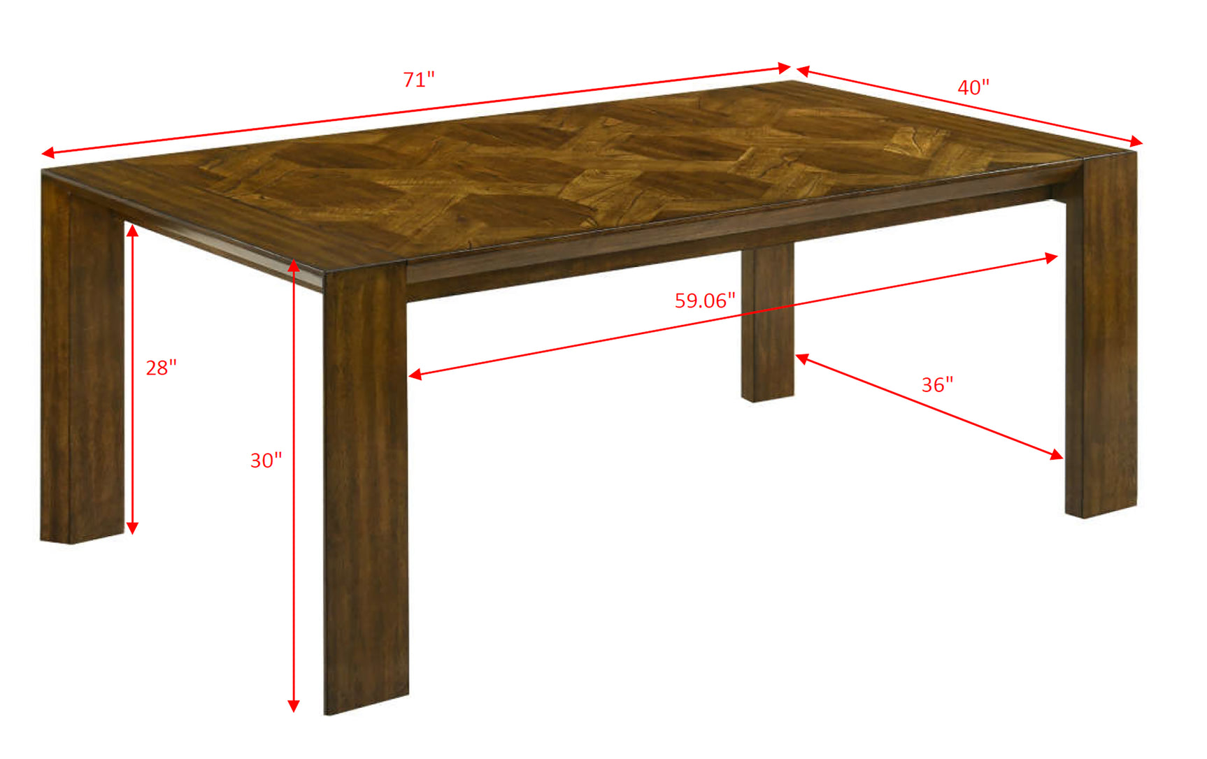 Hollister Brown/Gray Dining Set - Ornate Home
