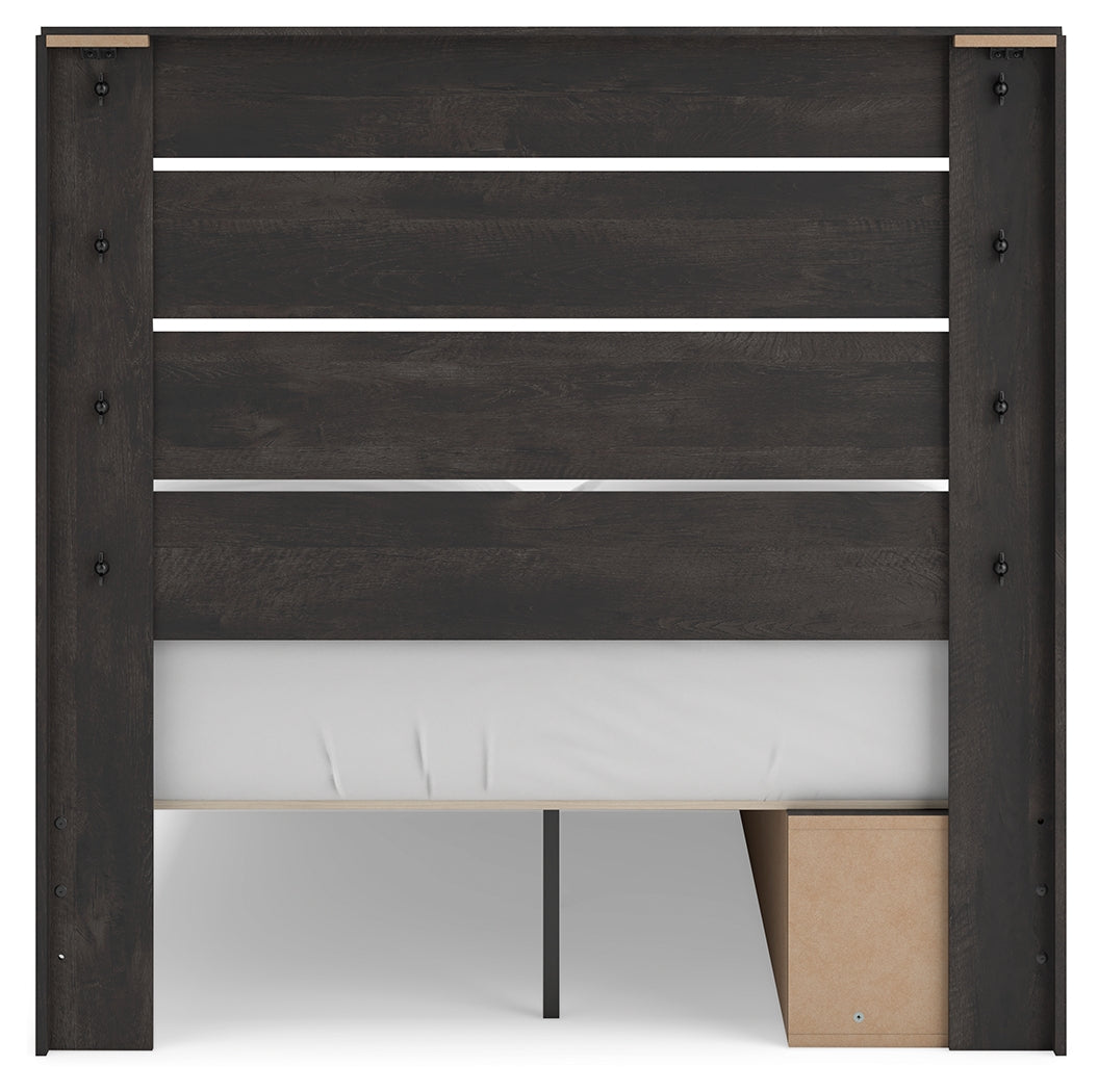 Hollivern Dark Gray Full Panel Storage Youth Bed (Online Special Price) - Ornate Home