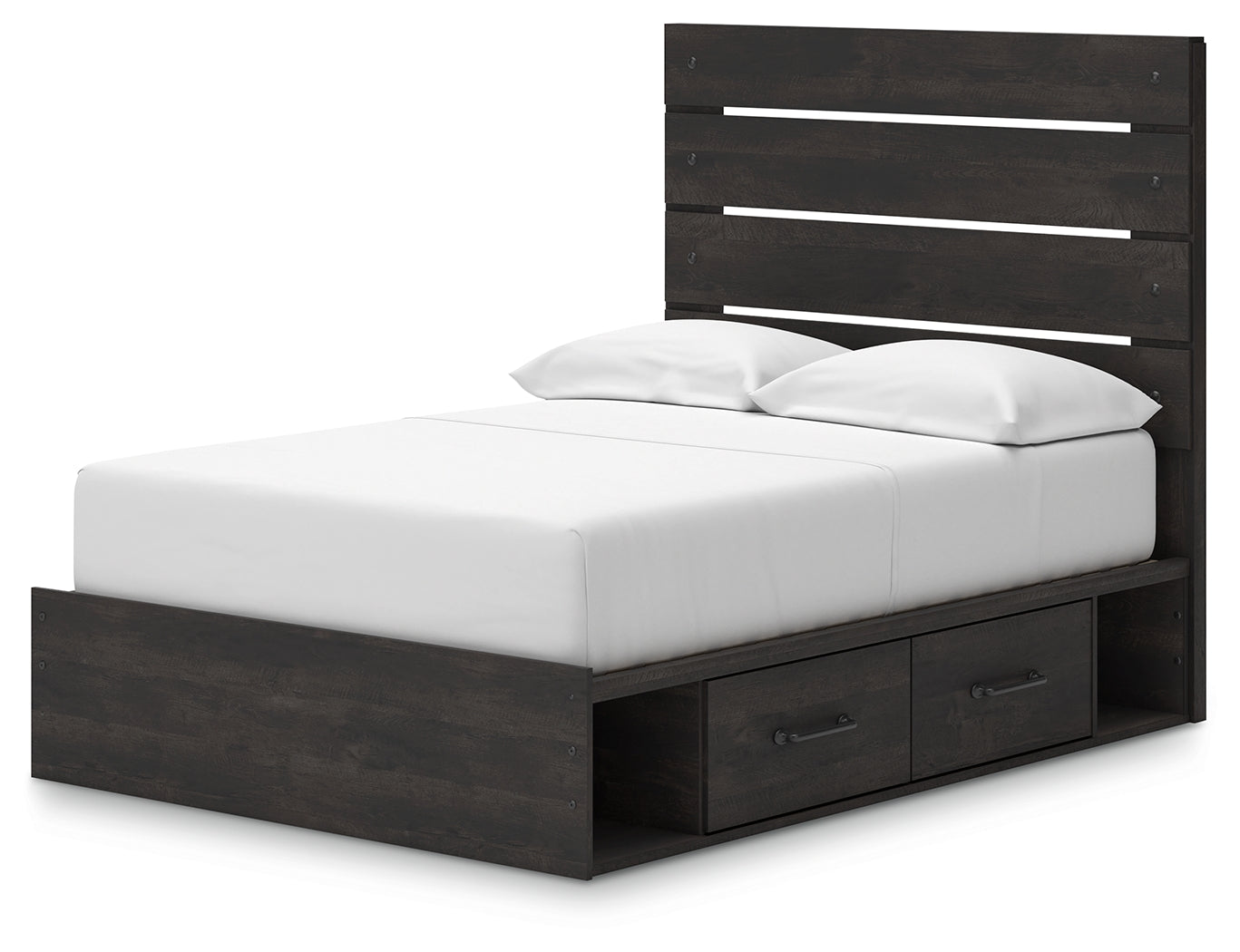 Hollivern Dark Gray Full Panel Youth Bed w/Storage (Online Special Price) - Ornate Home