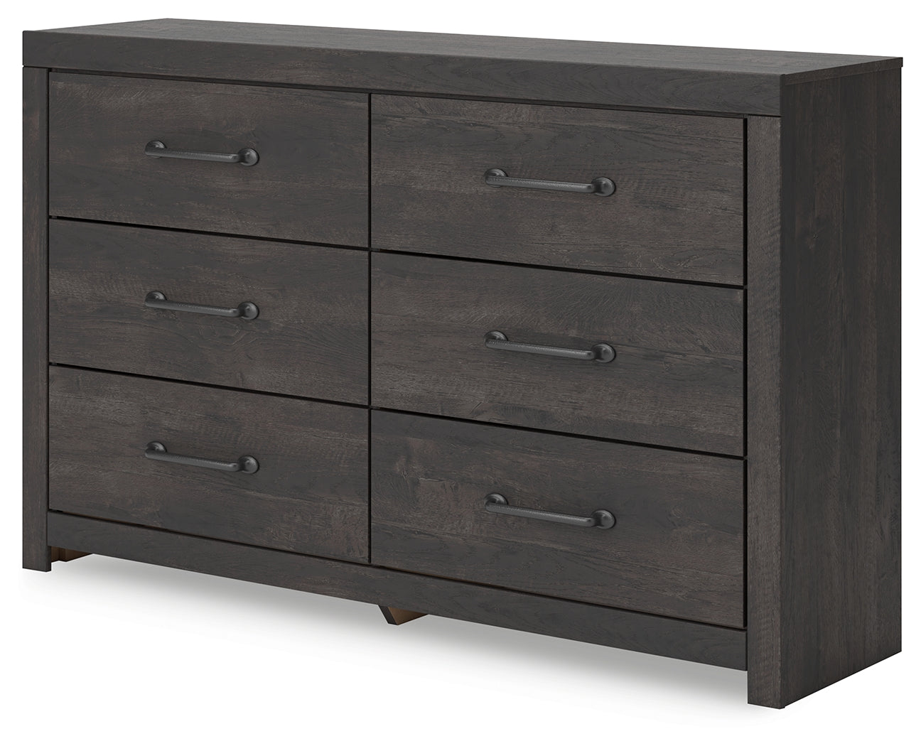 Hollivern Dark Gray Six Drawer Dresser (Online Special Price) - Ornate Home