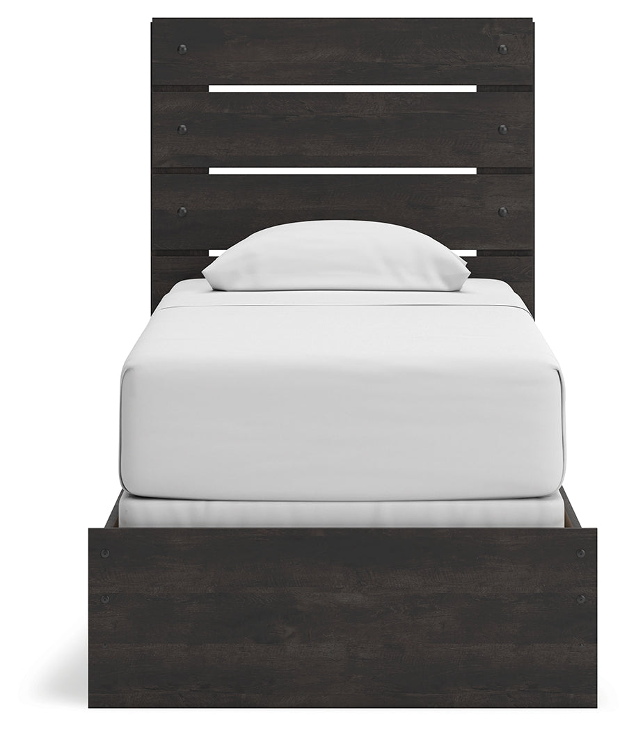 Hollivern Dark Gray Twin Panel Youth Bed (Online Special Price) - Ornate Home