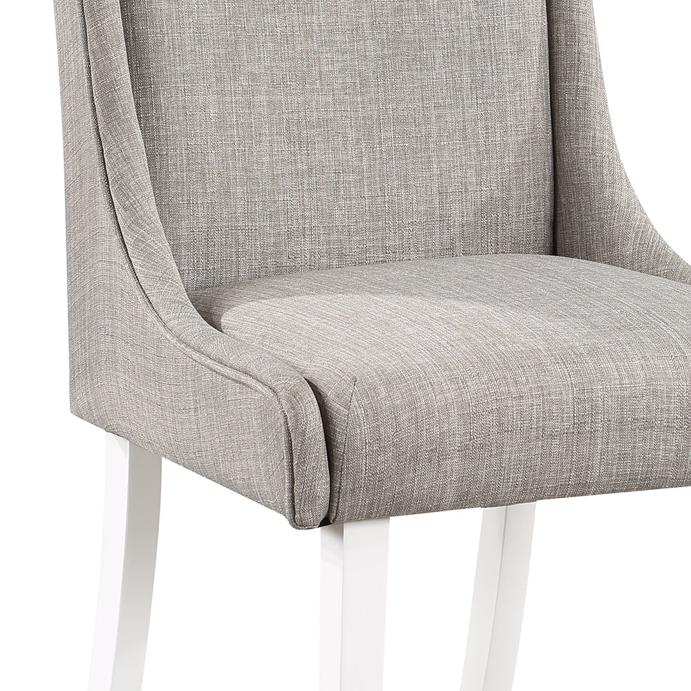 Hollyn Gray Side Chair (Set of 2) - Ornate Home