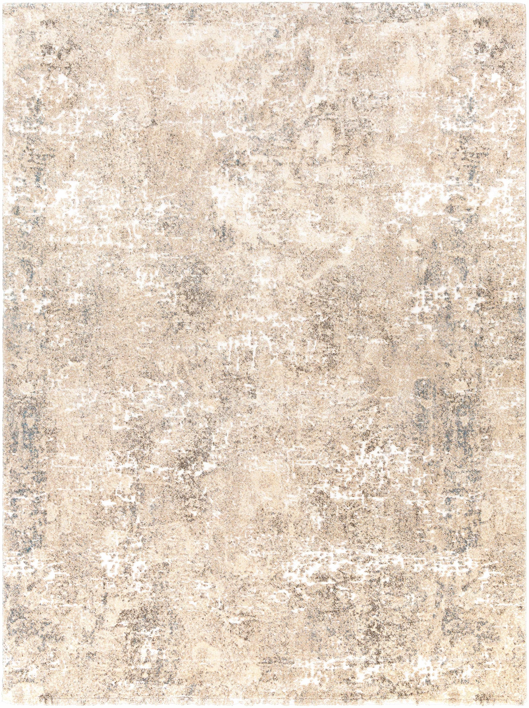 Holtsville Abstract Ivory Thick Rug - Ornate Home