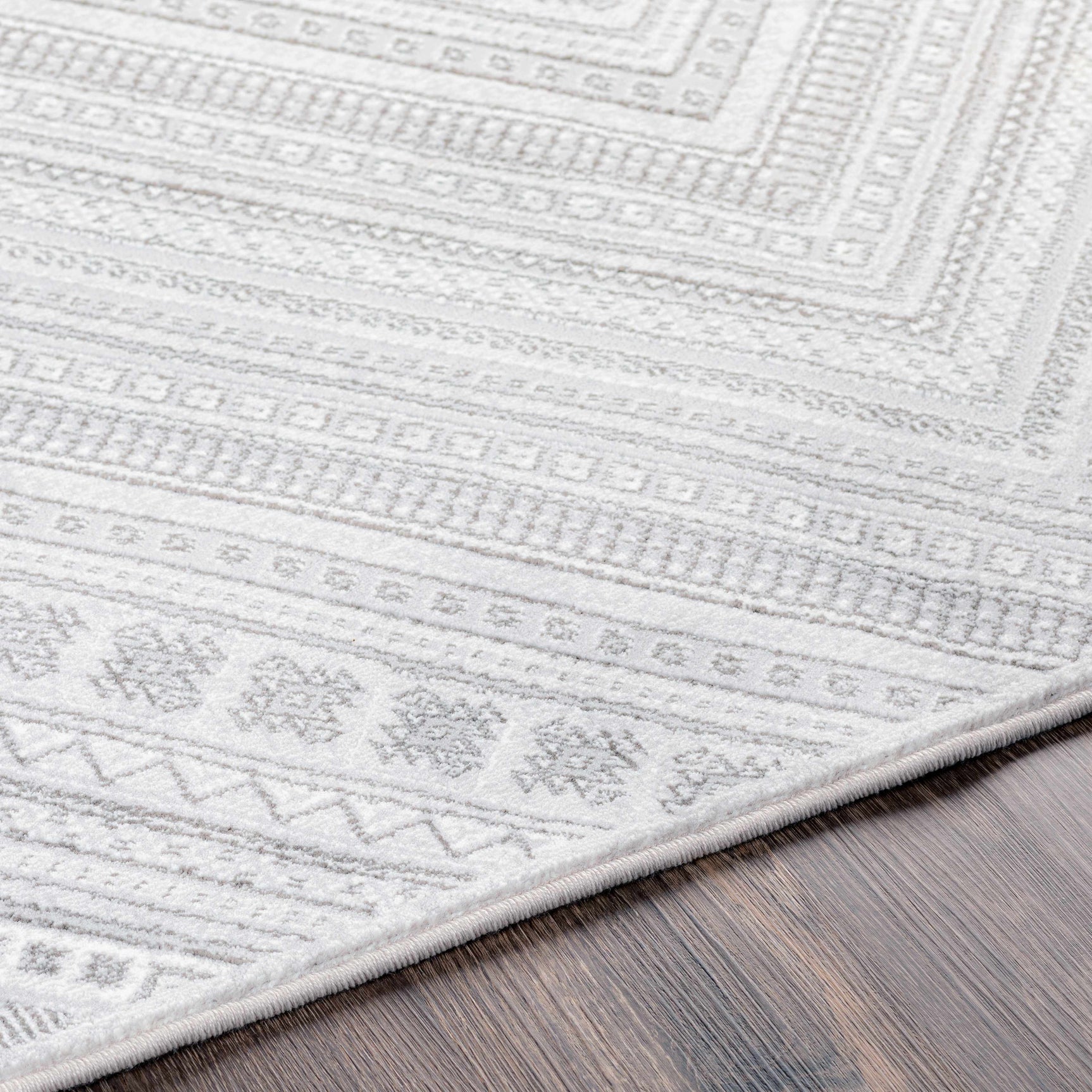Holytown 5x7 Gray Geometric Rug - Clearance - Ornate Home